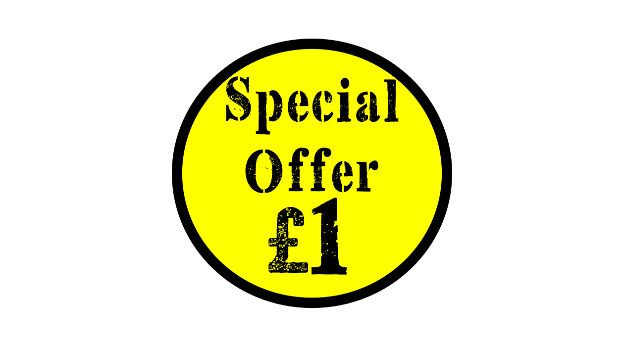 special offer £1 wide